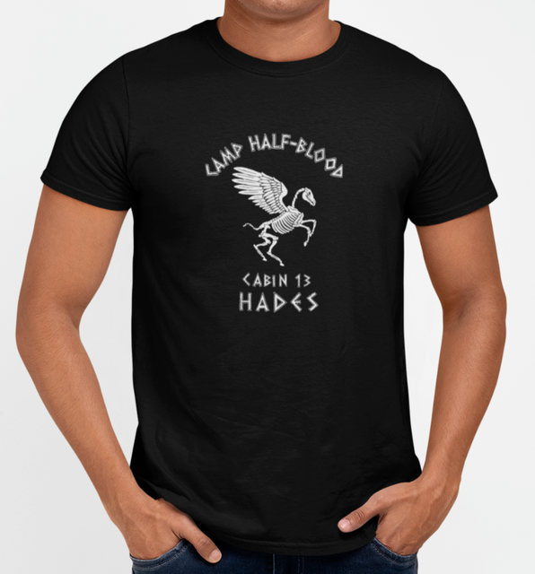 Cabin 13 Camp Half Blood Skeleton Hades Percy Jackson Olympians T-Shirt Boy  Kids - AliExpress